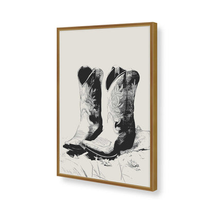 [Color:Polished Gold], Picture of art in a Polished Gold frame of the corner