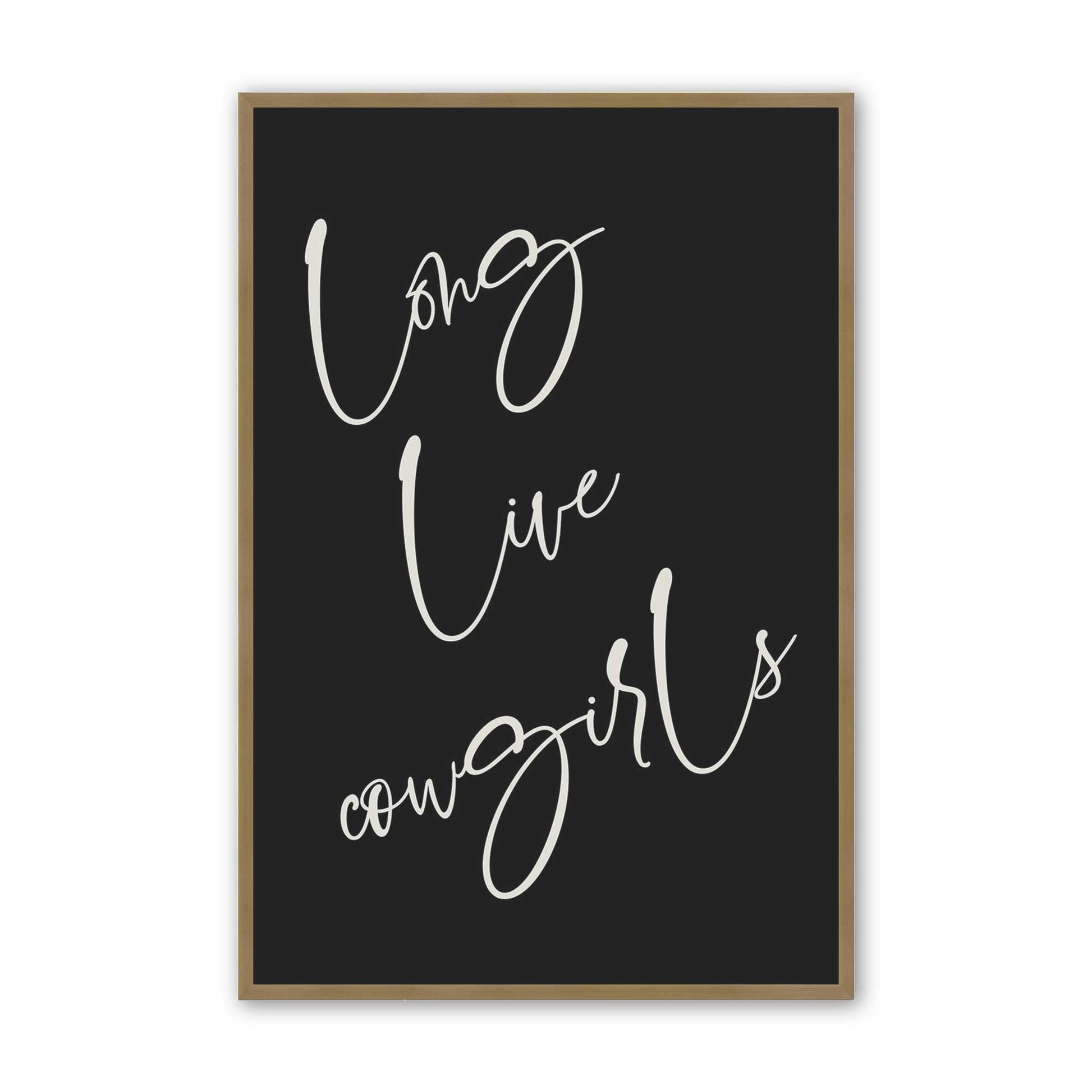 [Color:Brushed Gold], Picture of art in a Brushed Gold frame