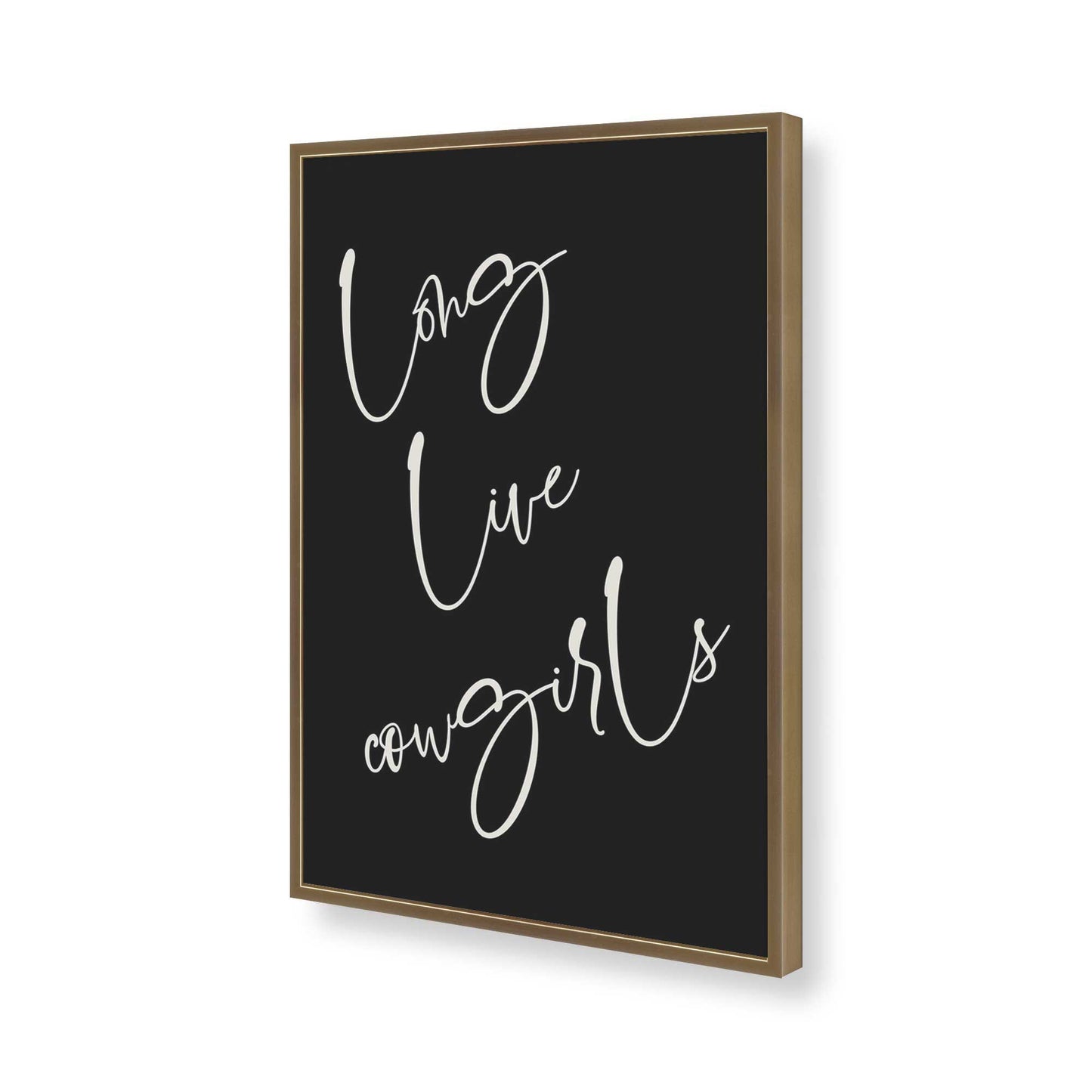 [Color:Brushed Gold], Picture of art in a Brushed Gold frame of the corner
