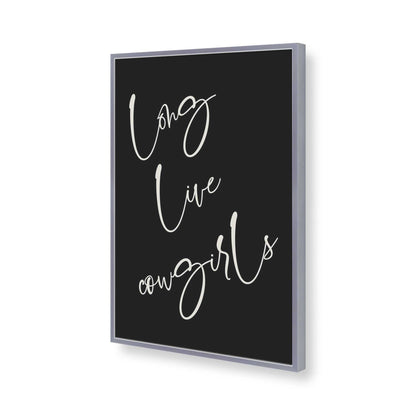 [Color:Polished Chrome], Picture of art in a Polished Chrome frame of the corner