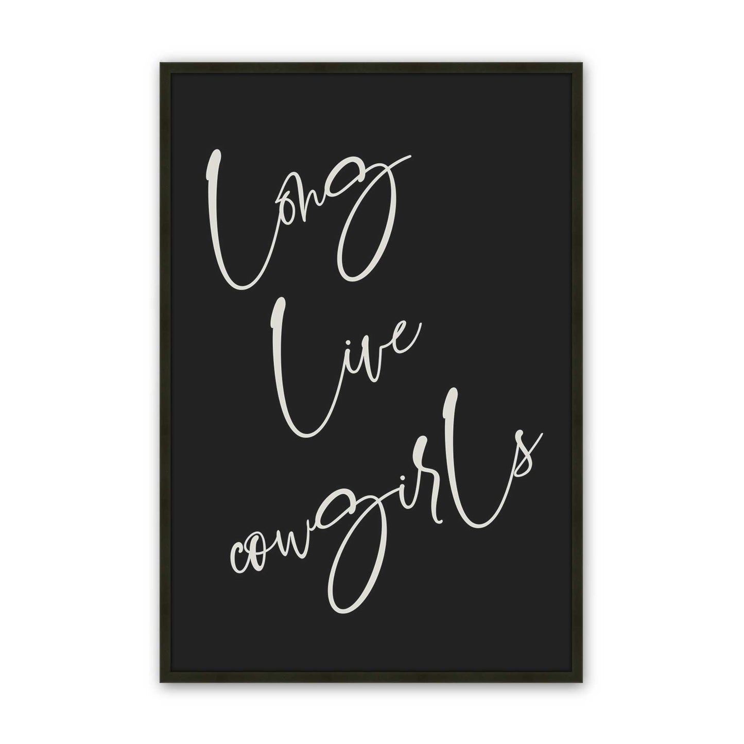 [Color:Satin Black], Picture of art in a Satin Black frame