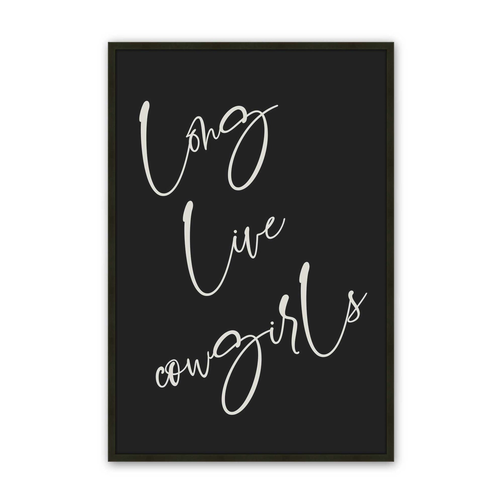 [Color:Satin Black], Picture of art in a Satin Black frame