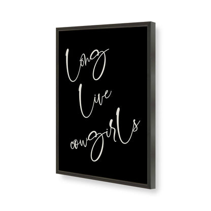 [Color:Satin Black], Picture of art in a Satin Black frame of the corner