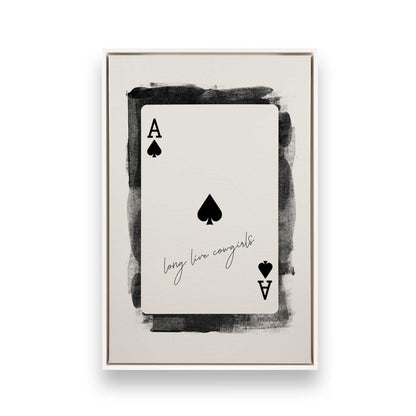 [Color:Opaque White], Picture of art in a White frame