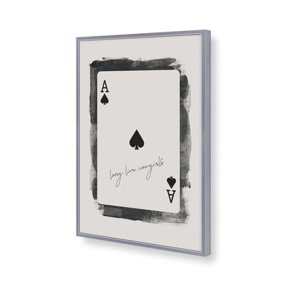 [Color:Polished Chrome], Picture of art in a Polished Chrome frame of the corner