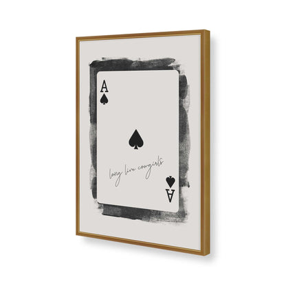 [Color:Polished Gold], Picture of art in a Polished Gold frame of the corner