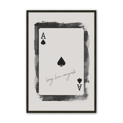[Color:Satin Black], Picture of art in a Satin Black frame