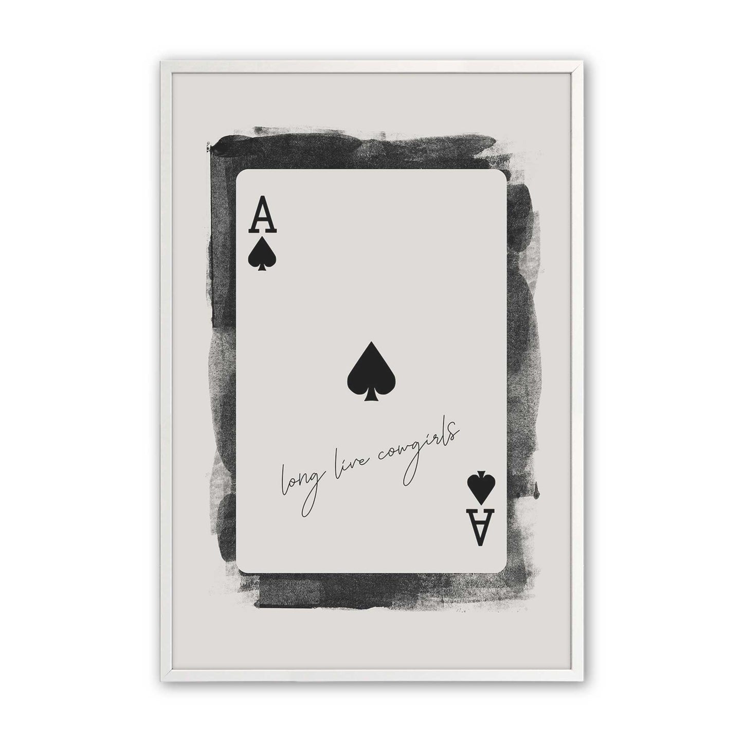 [Color:Opaque White], Picture of art in a Opaque White frame