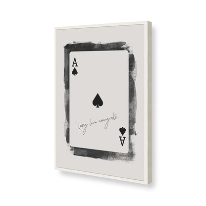 [Color:Opaque White], Picture of art in a Opaque White frame of the corner