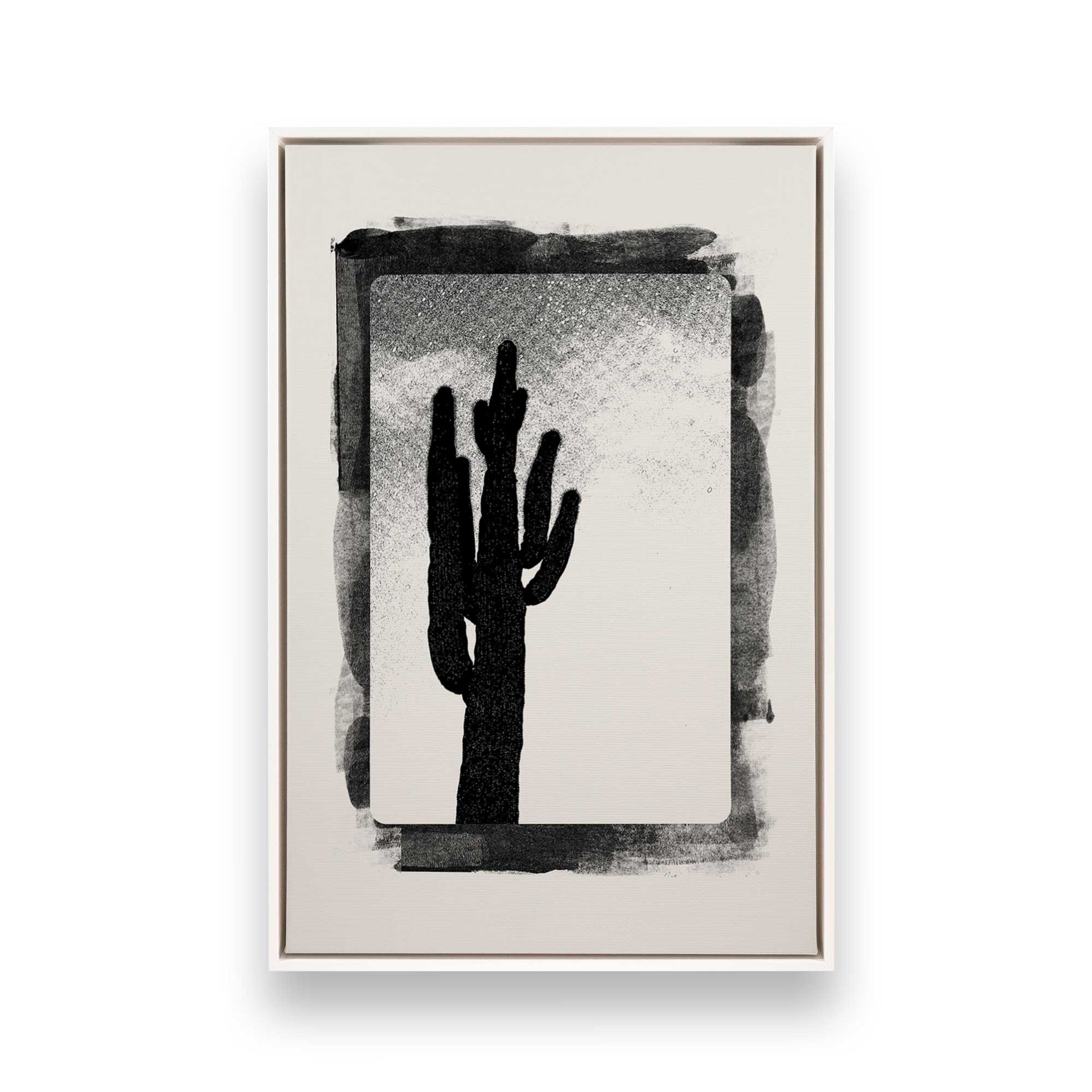 [Color:Opaque White], Picture of art in a White frame