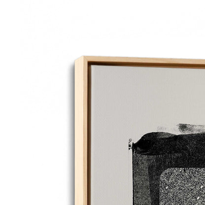 [Color:American Maple], Picture of art in a American Maple frame at an angle