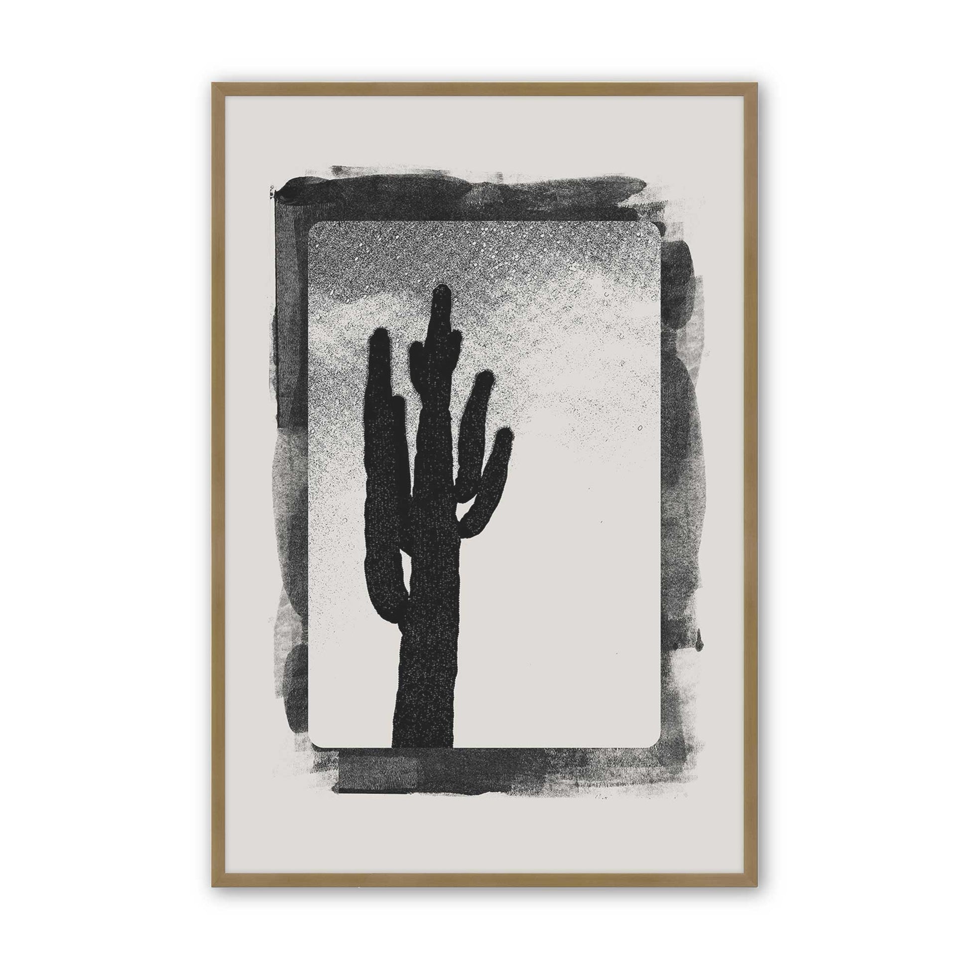 [Color:Brushed Gold], Picture of art in a Brushed Gold frame