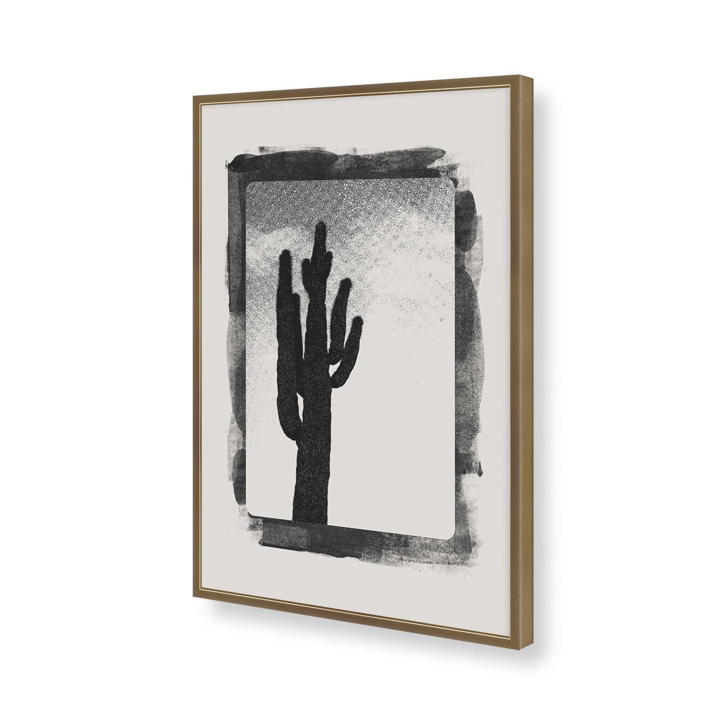 [Color:Brushed Gold], Picture of art in a Brushed Gold frame of the corner