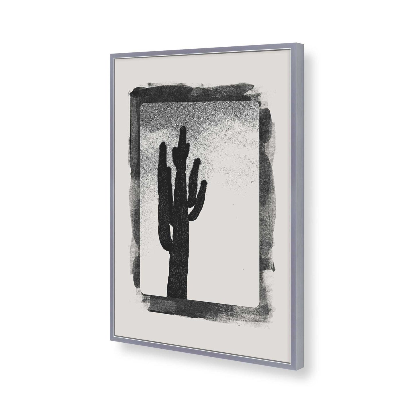 [Color:Polished Chrome], Picture of art in a Polished Chrome frame of the corner