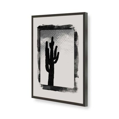 [Color:Satin Black], Picture of art in a Satin Black frame of the corner