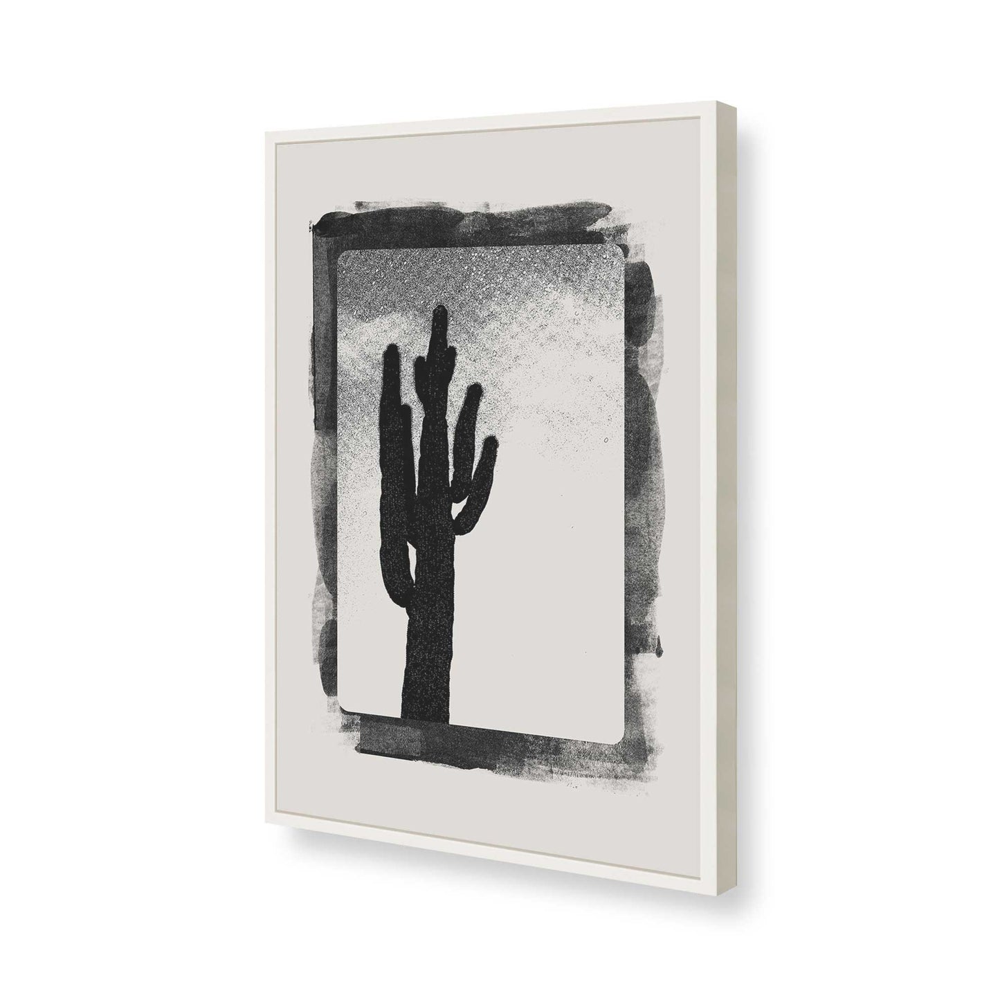 [Color:Opaque White], Picture of art in a Opaque White frame of the corner