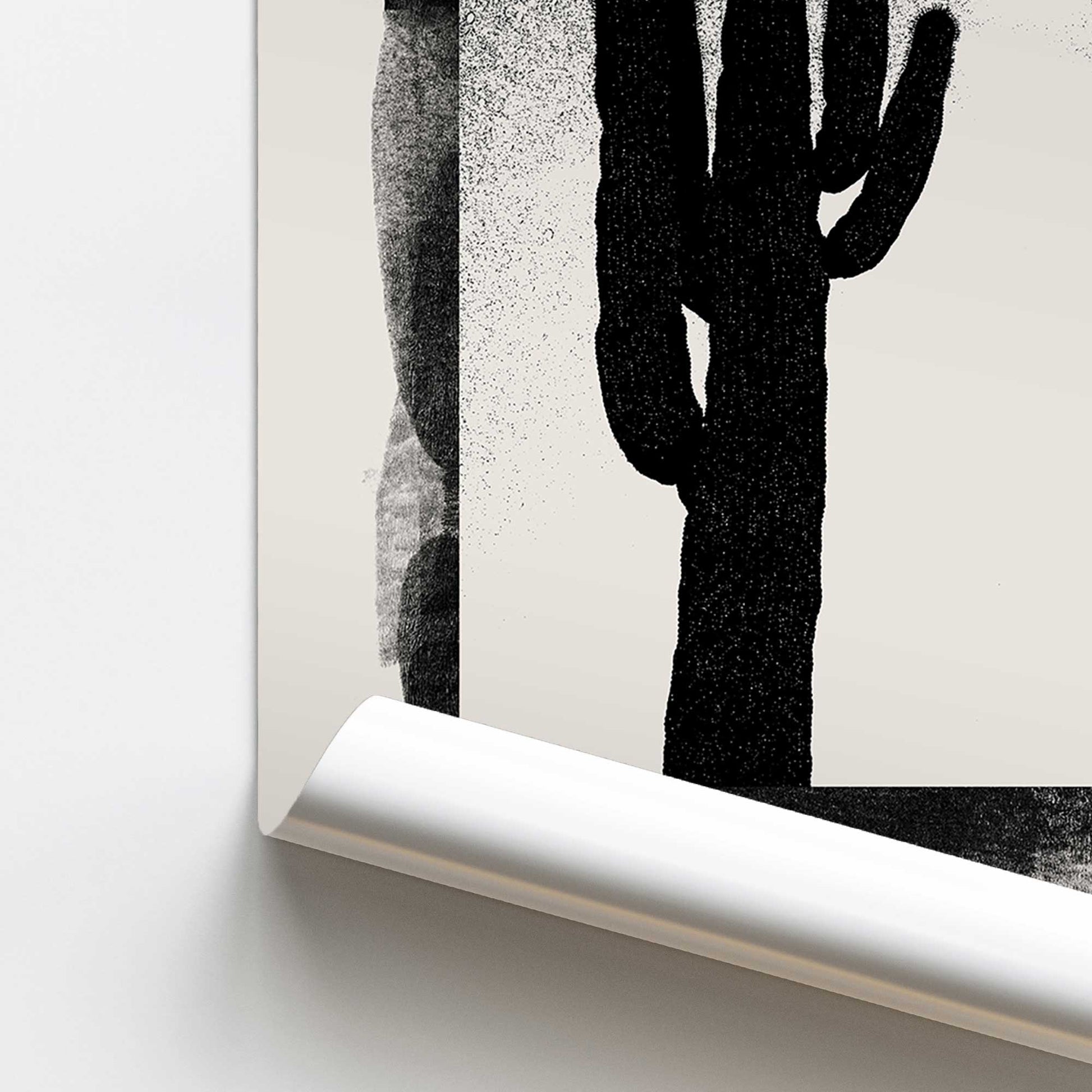 [color:Rolled Print], Picture of close up of art