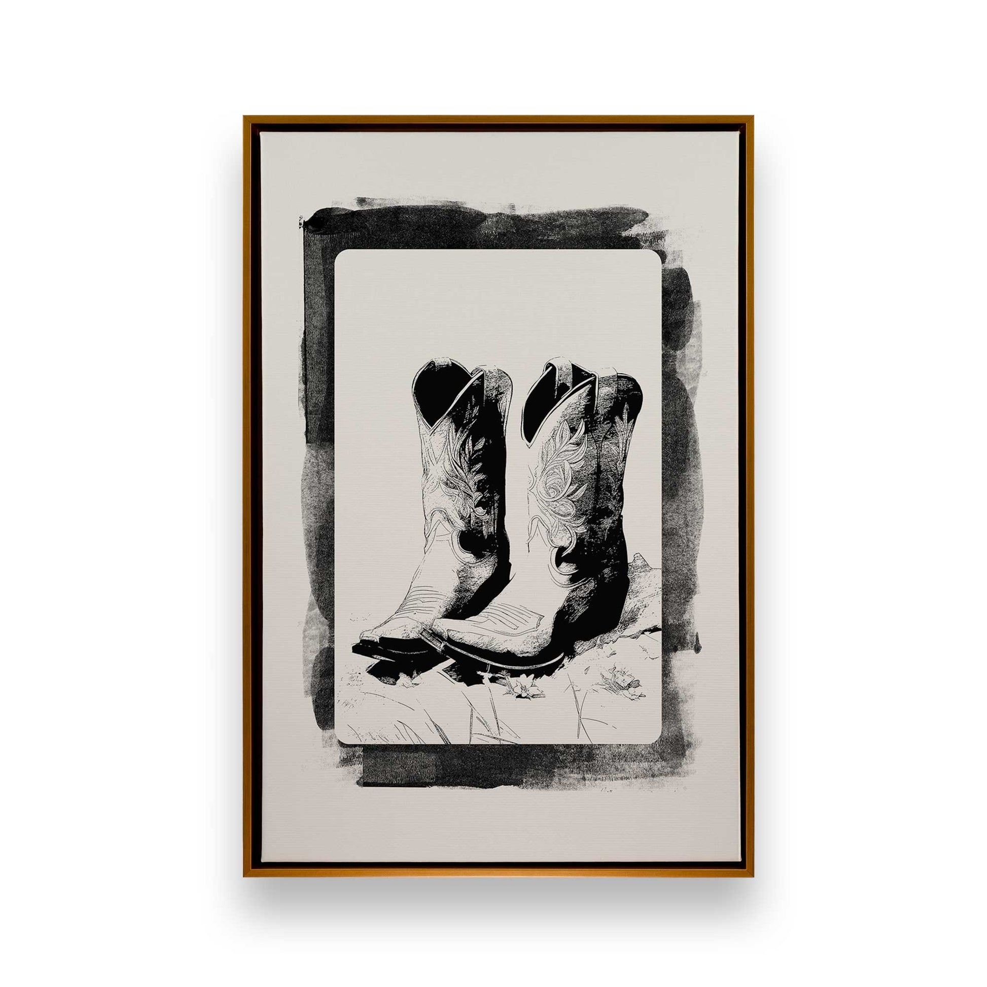 [Color:Polished Gold], Picture of art in a Polished Gold frame