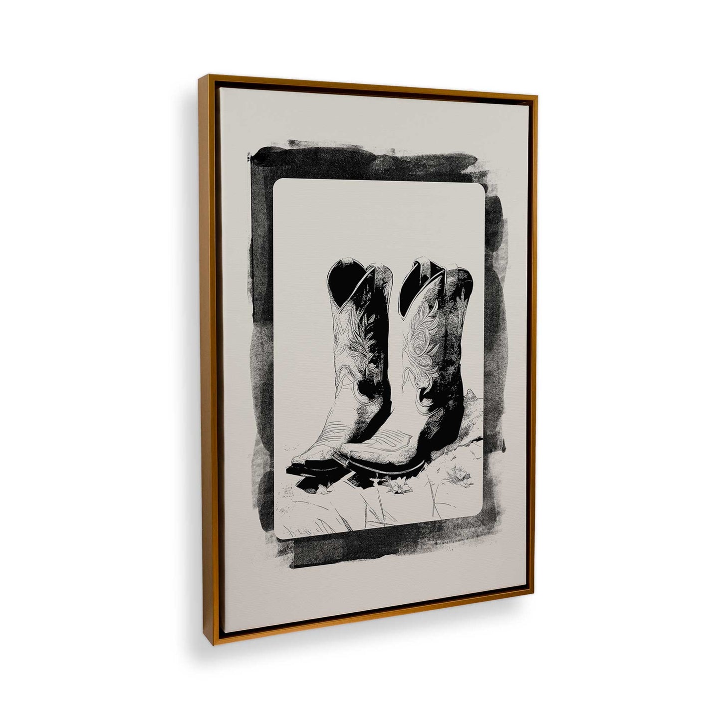 [Color:Polished Gold], Picture of the corner of the art