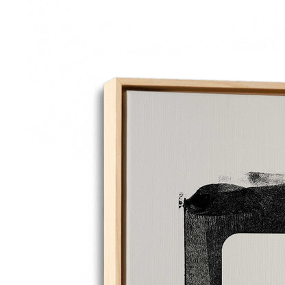 [Color:American Maple], Picture of art in a American Maple frame at an angle