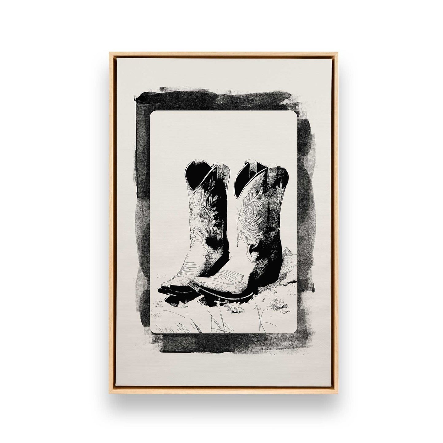 [Color:American Maple], Picture of art in a American Maple frame