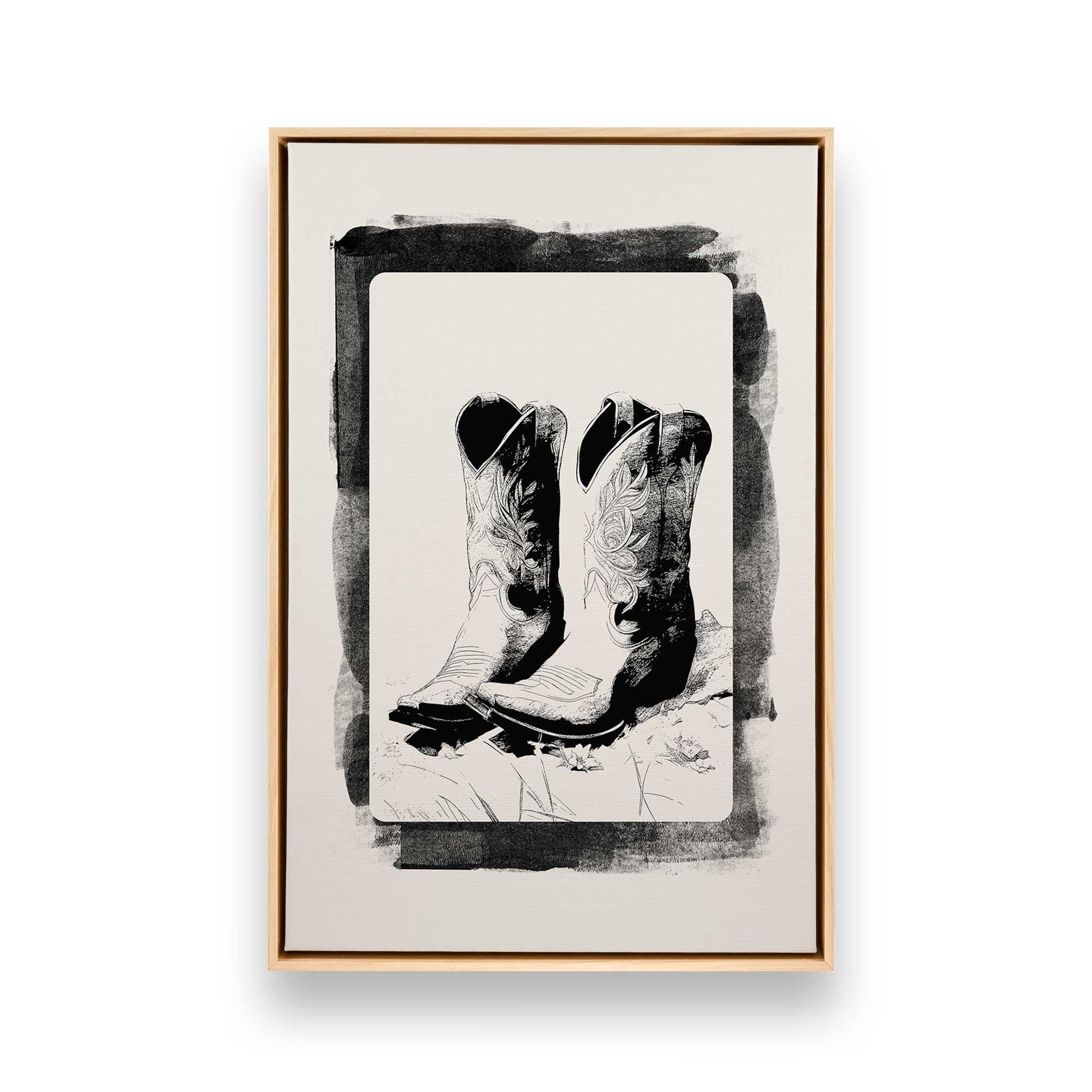 [Color:American Maple], Picture of art in a American Maple frame
