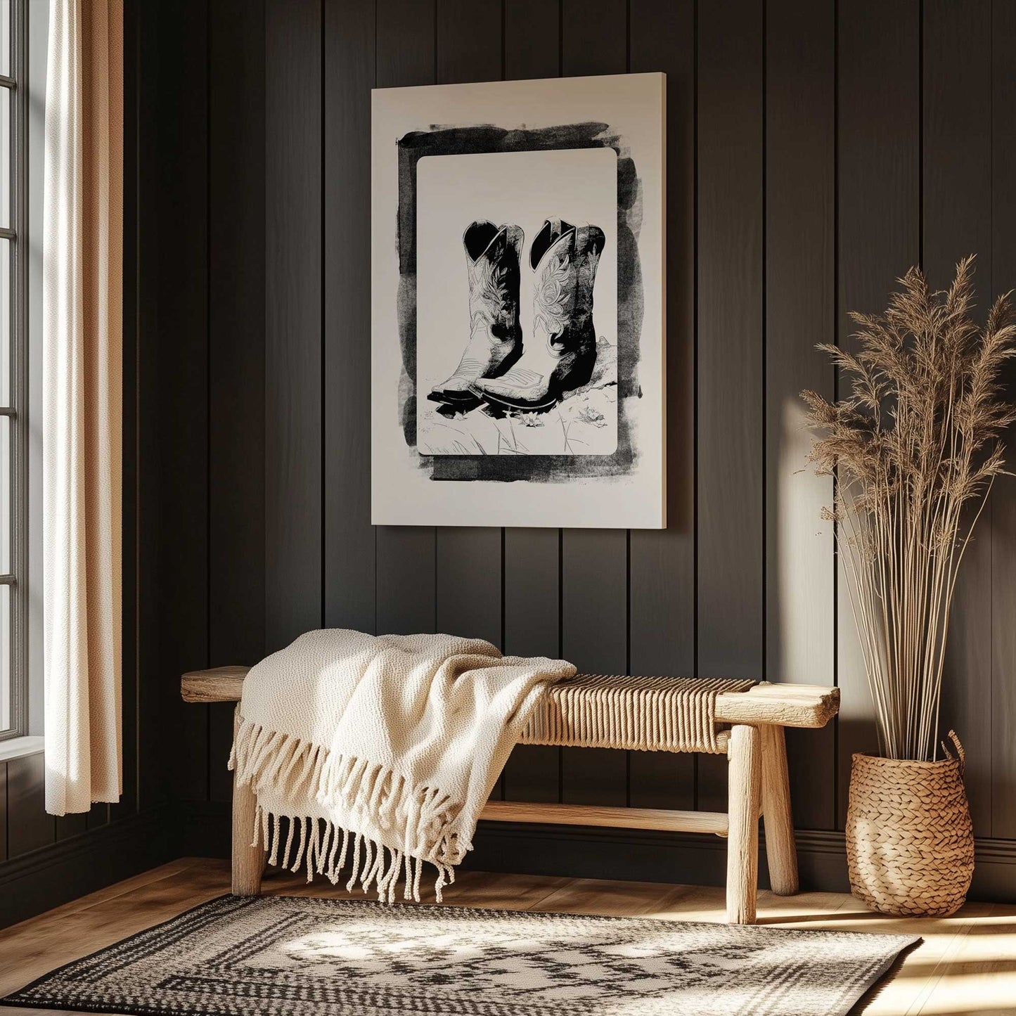 Picture of art in a room