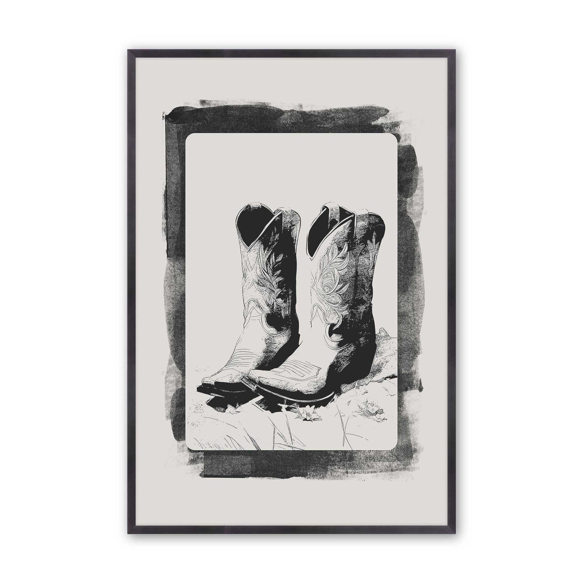[Color:Weathered Zinc], Picture of art in a Weathered Zinc frame