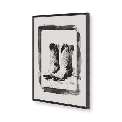 [Color:Weathered Zinc], Picture of art in a Weathered Zinc frame of the corner
