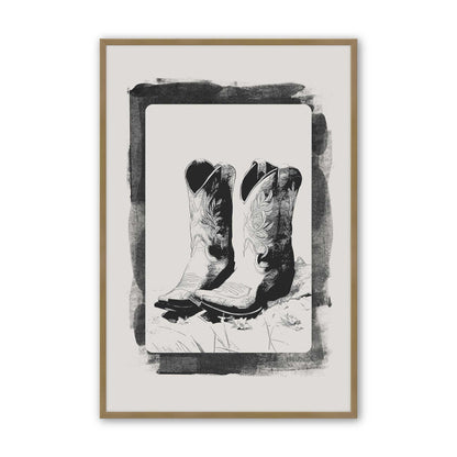 [Color:Brushed Gold], Picture of art in a Brushed Gold frame
