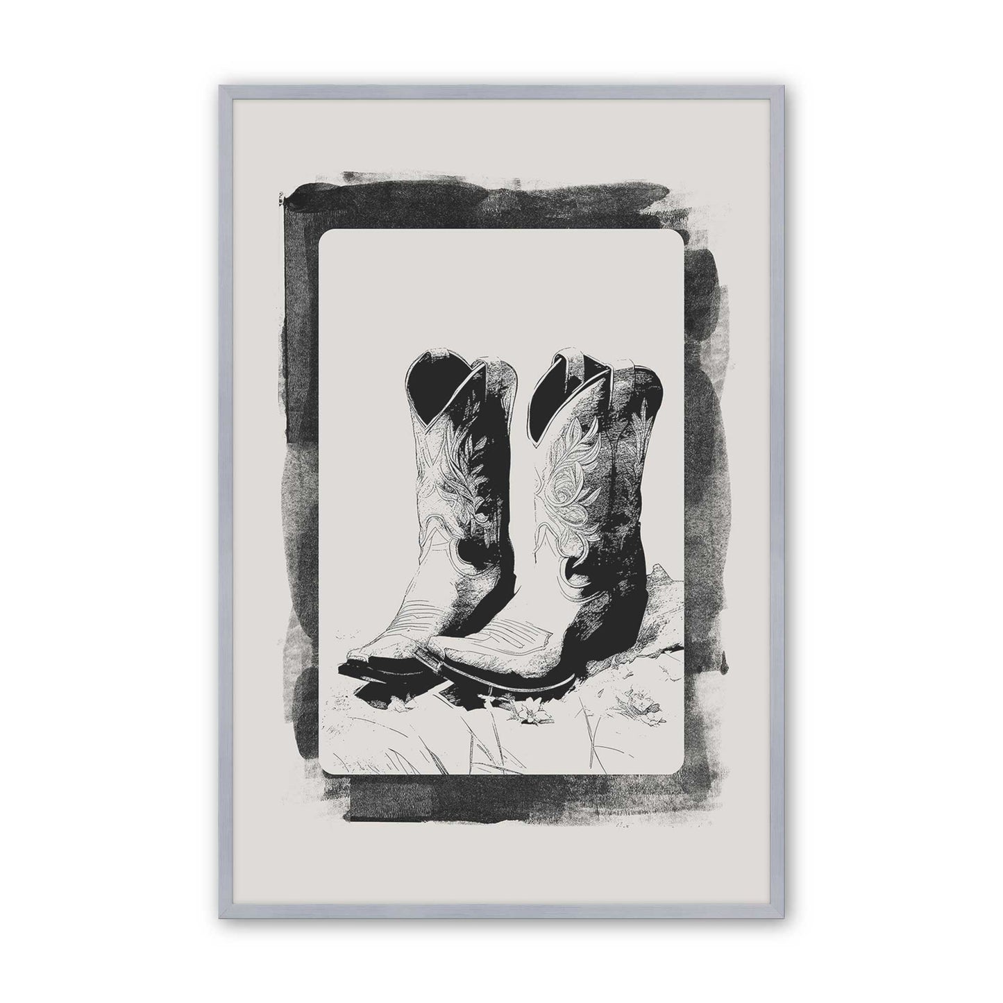 [Color:Polished Chrome], Picture of art in a Polished Chrome frame