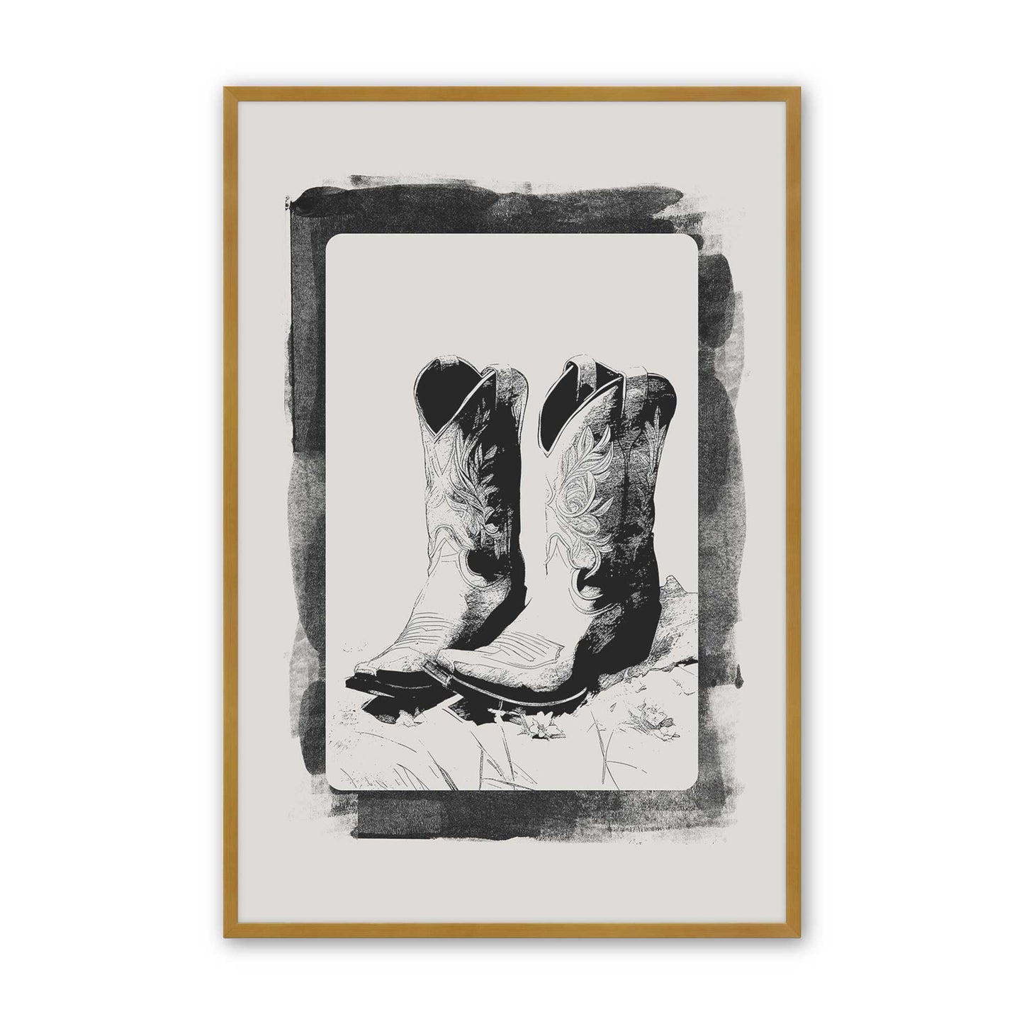 [Color:Polished Gold], Picture of art in a Polished Gold frame