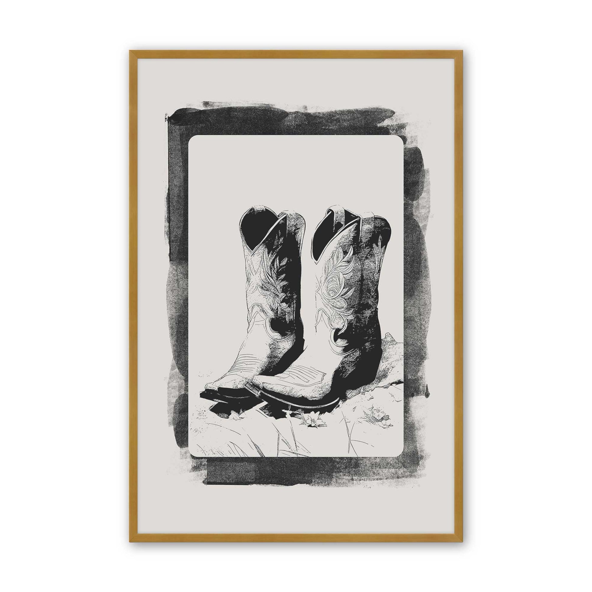 [Color:Polished Gold], Picture of art in a Polished Gold frame