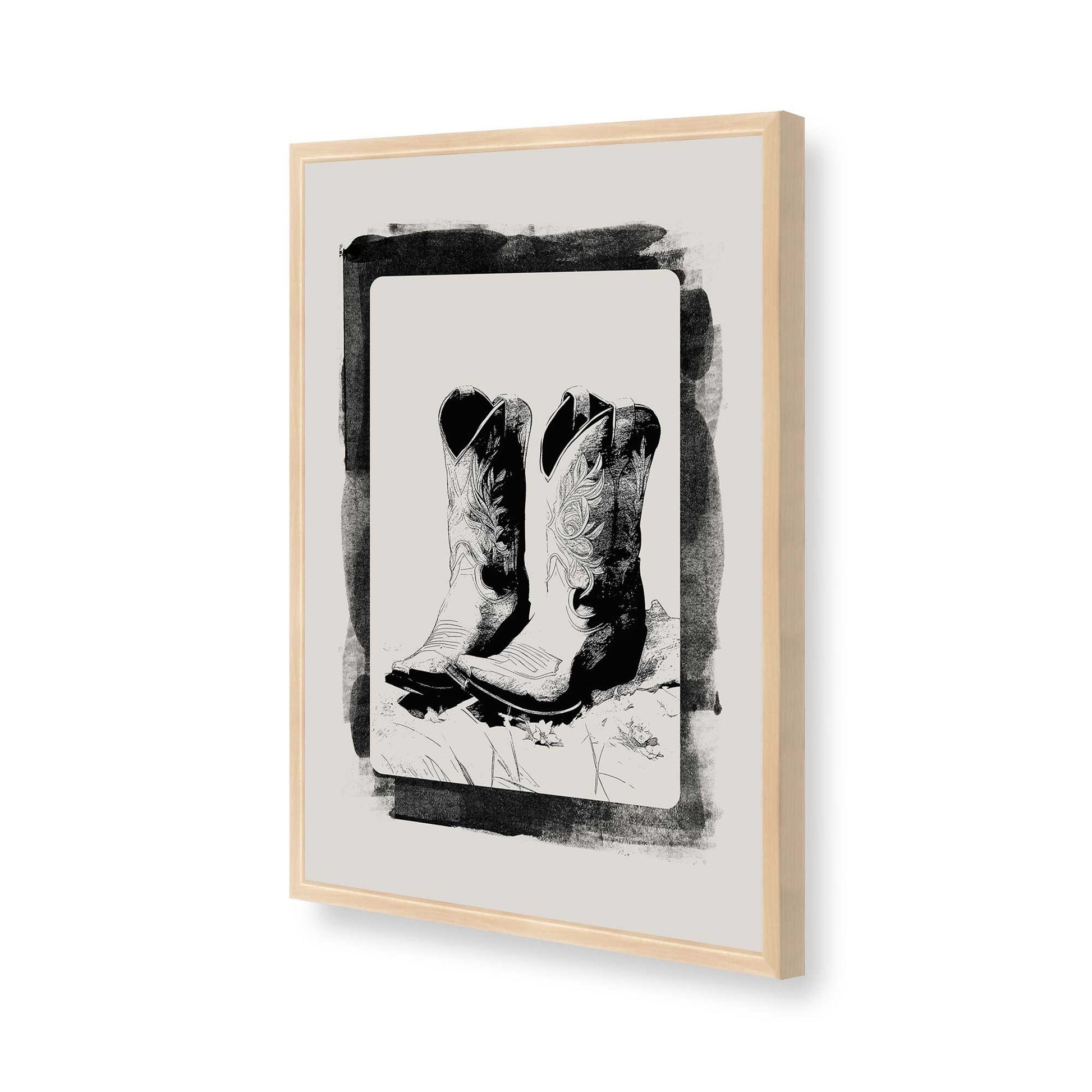 [Color:Raw Maple], Picture of art in a Raw Maple frame of the corner