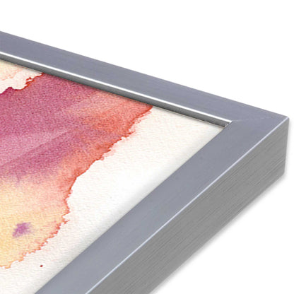 [Color:Polished Chrome], Picture of art in a Polished Chrome frame at an angle
