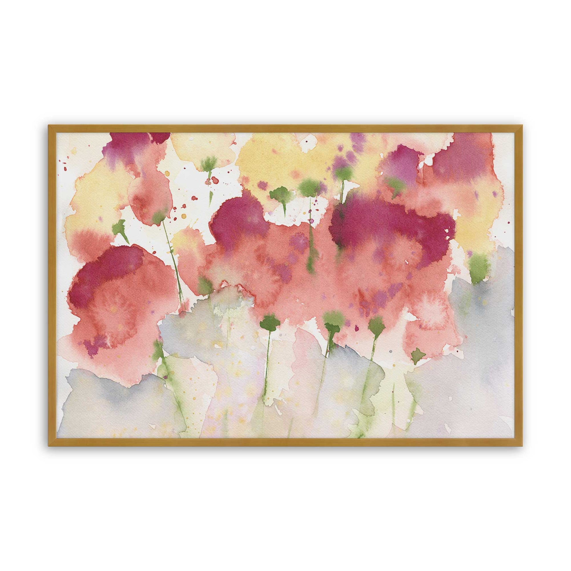 [Color:Polished Gold], Picture of art in a Polished Gold frame
