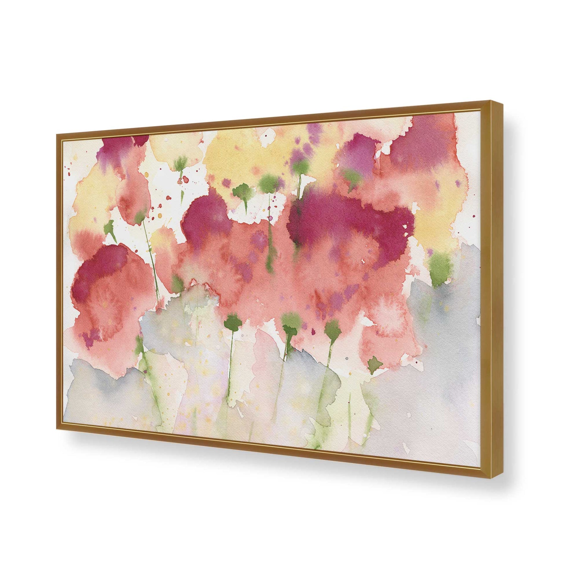 [Color:Polished Gold], Picture of art in a Polished Gold frame of the corner