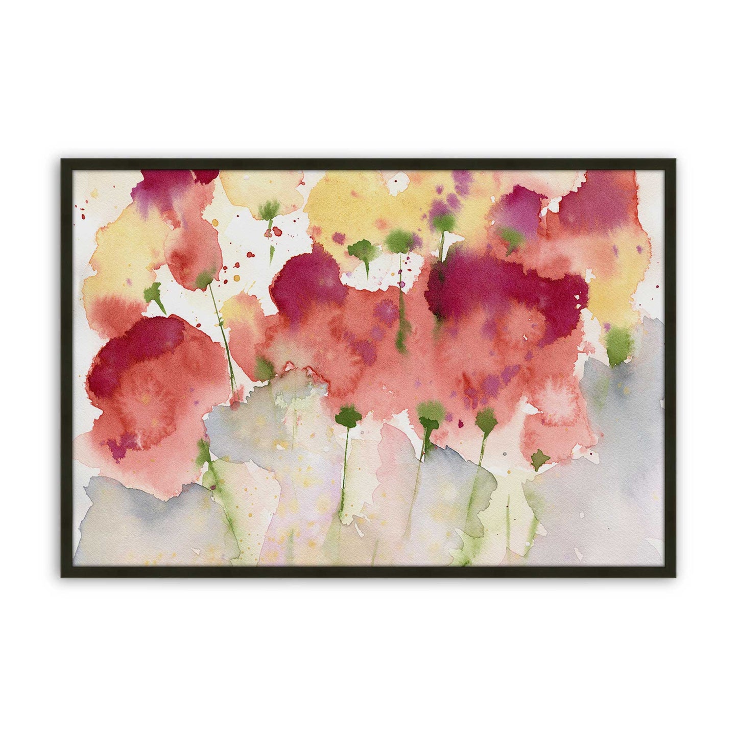 [Color:Satin Black], Picture of art in a Satin Black frame