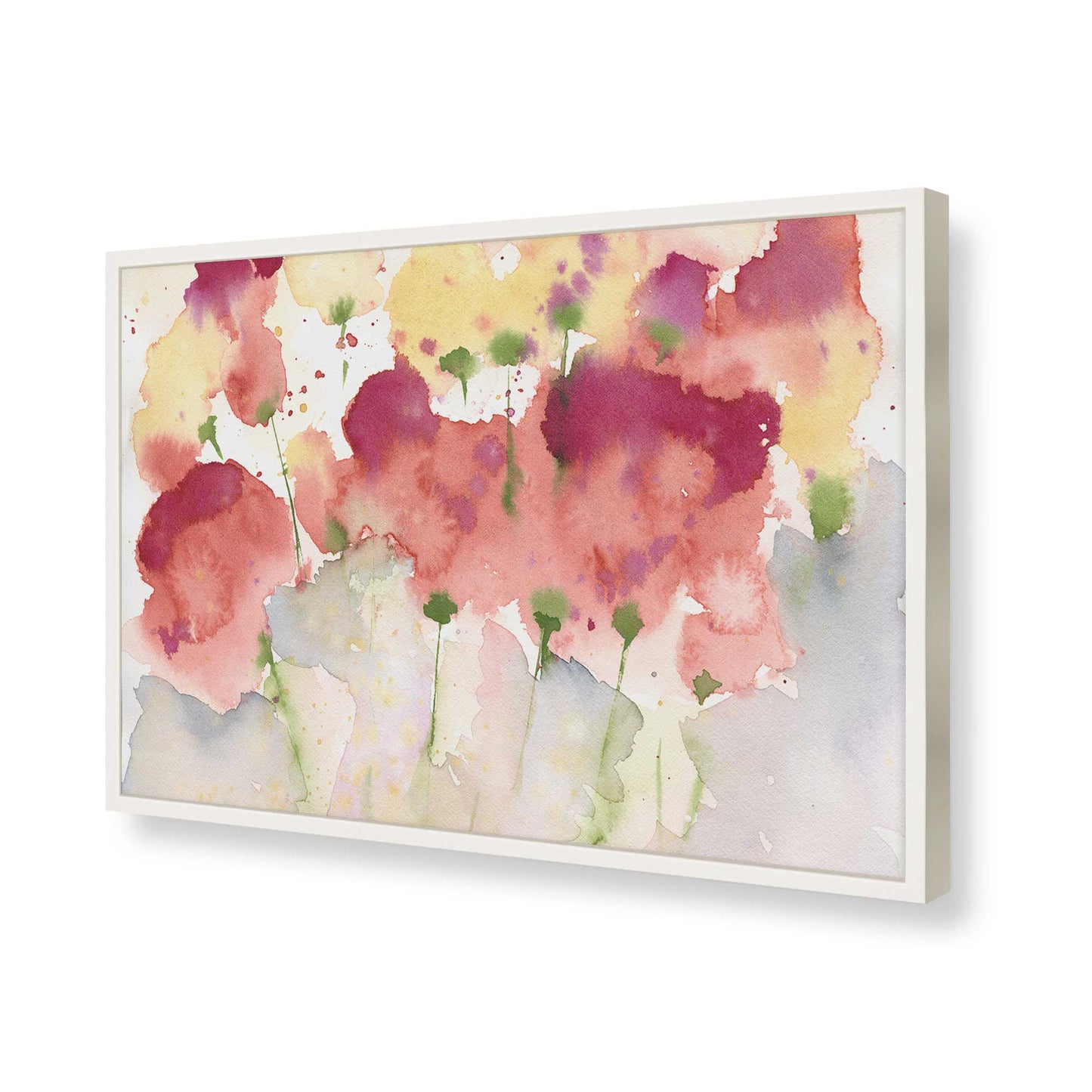 [Color:Opaque White], Picture of art in a Opaque White frame of the corner