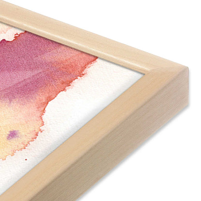 [Color:Raw Maple], Picture of art in a Raw Maple frame at an angle