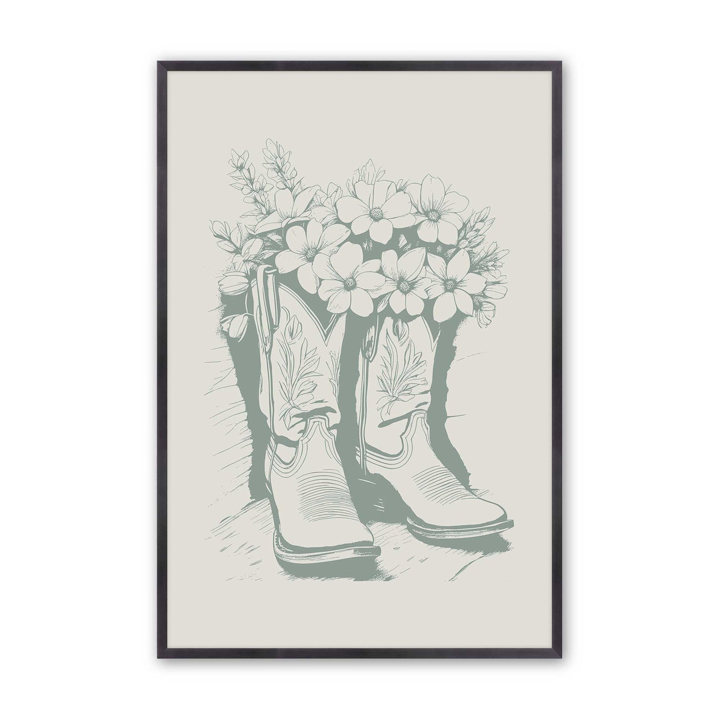 [Color:Weathered Zinc], Picture of art in a Weathered Zinc frame