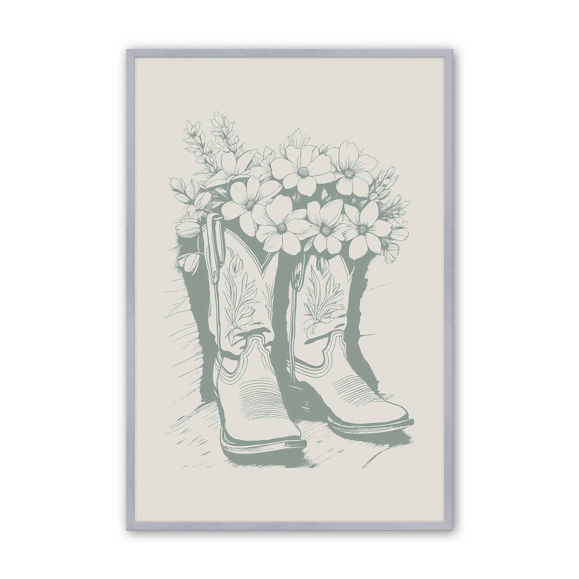 [Color:Polished Chrome], Picture of art in a Polished Chrome frame