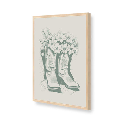 [Color:Raw Maple], Picture of art in a Raw Maple frame of the corner