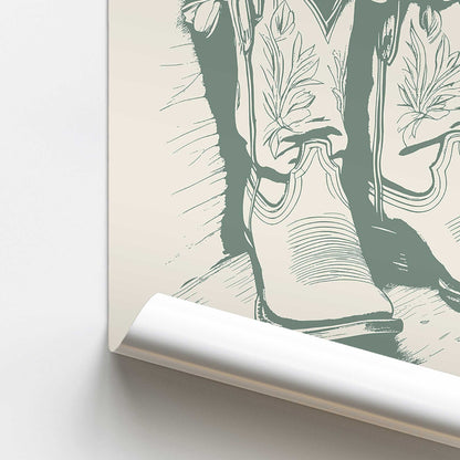 [color:Rolled Print], Picture of close up of art