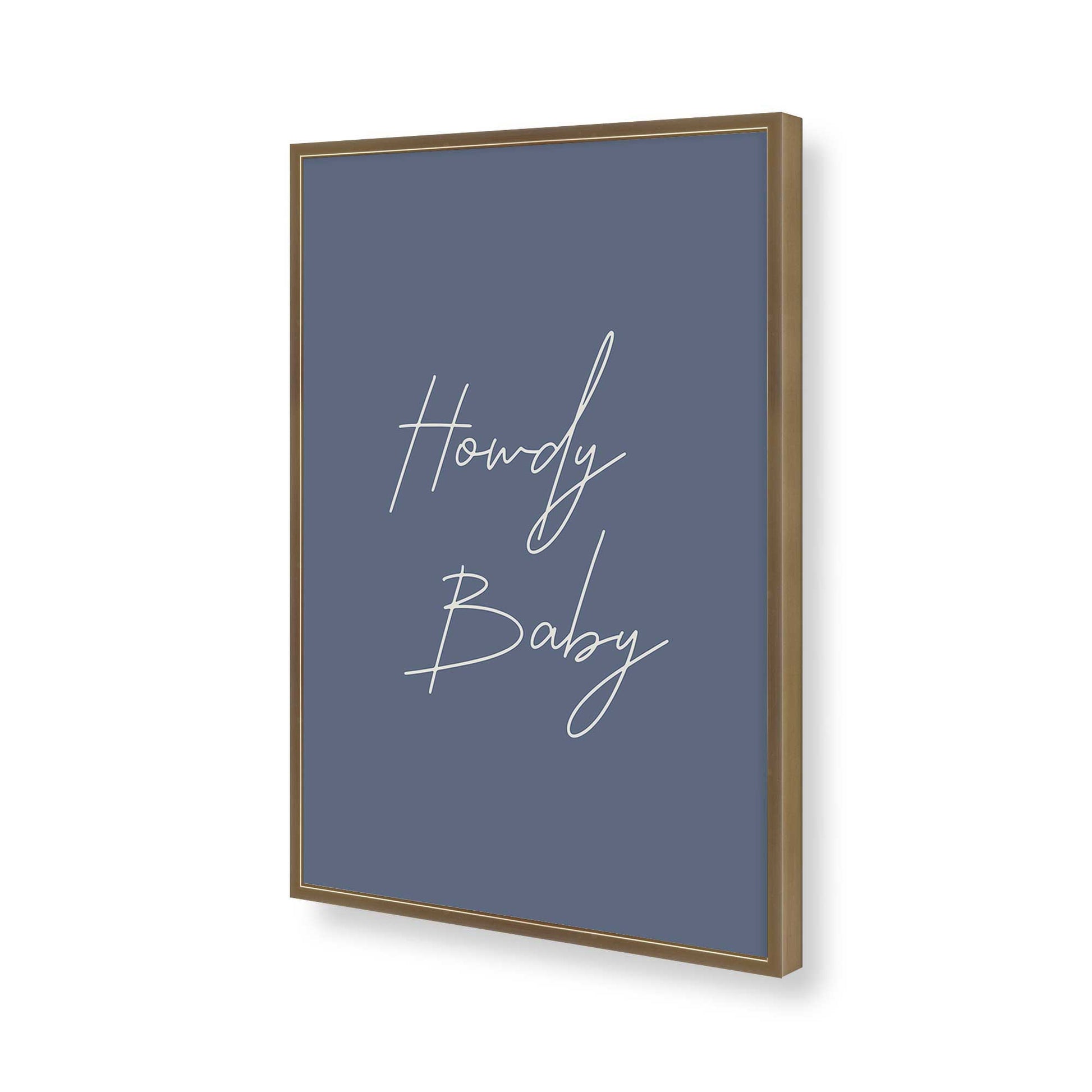 [Color:Brushed Gold], Picture of art in a Brushed Gold frame of the corner