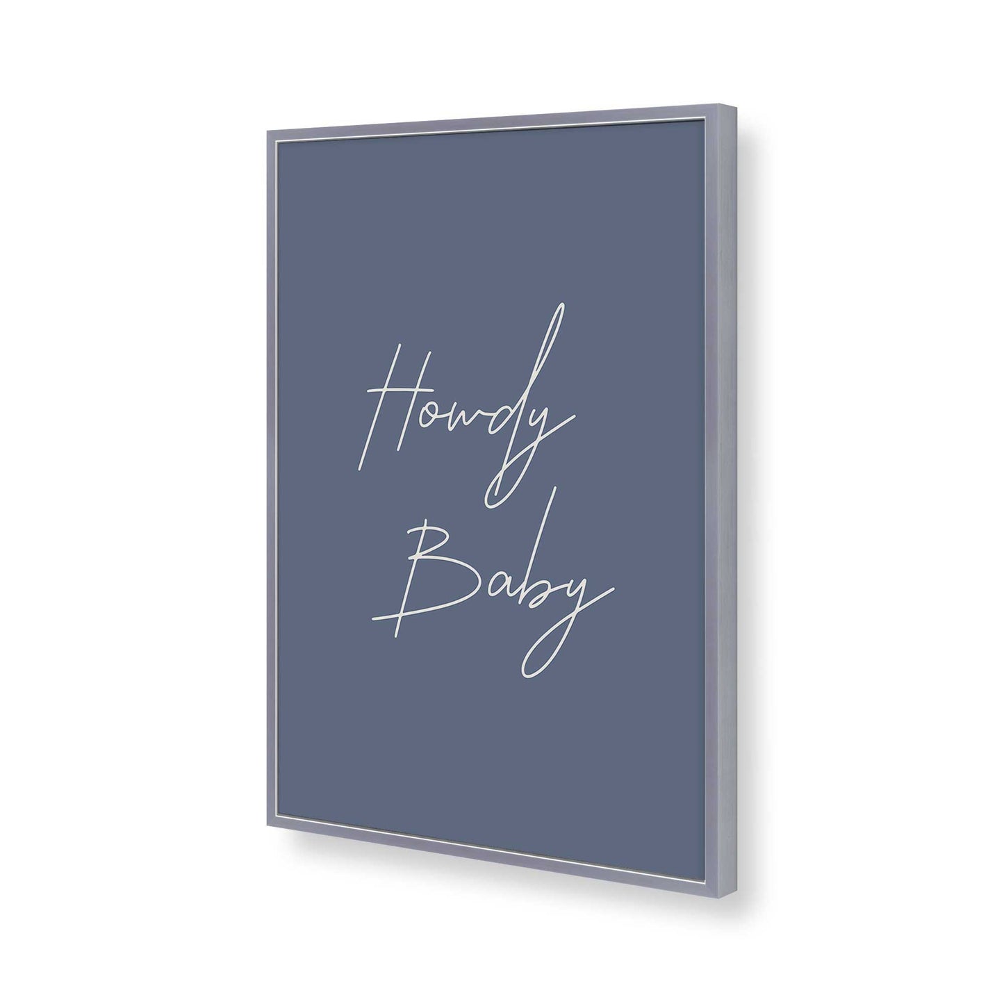 [Color:Polished Chrome], Picture of art in a Polished Chrome frame of the corner