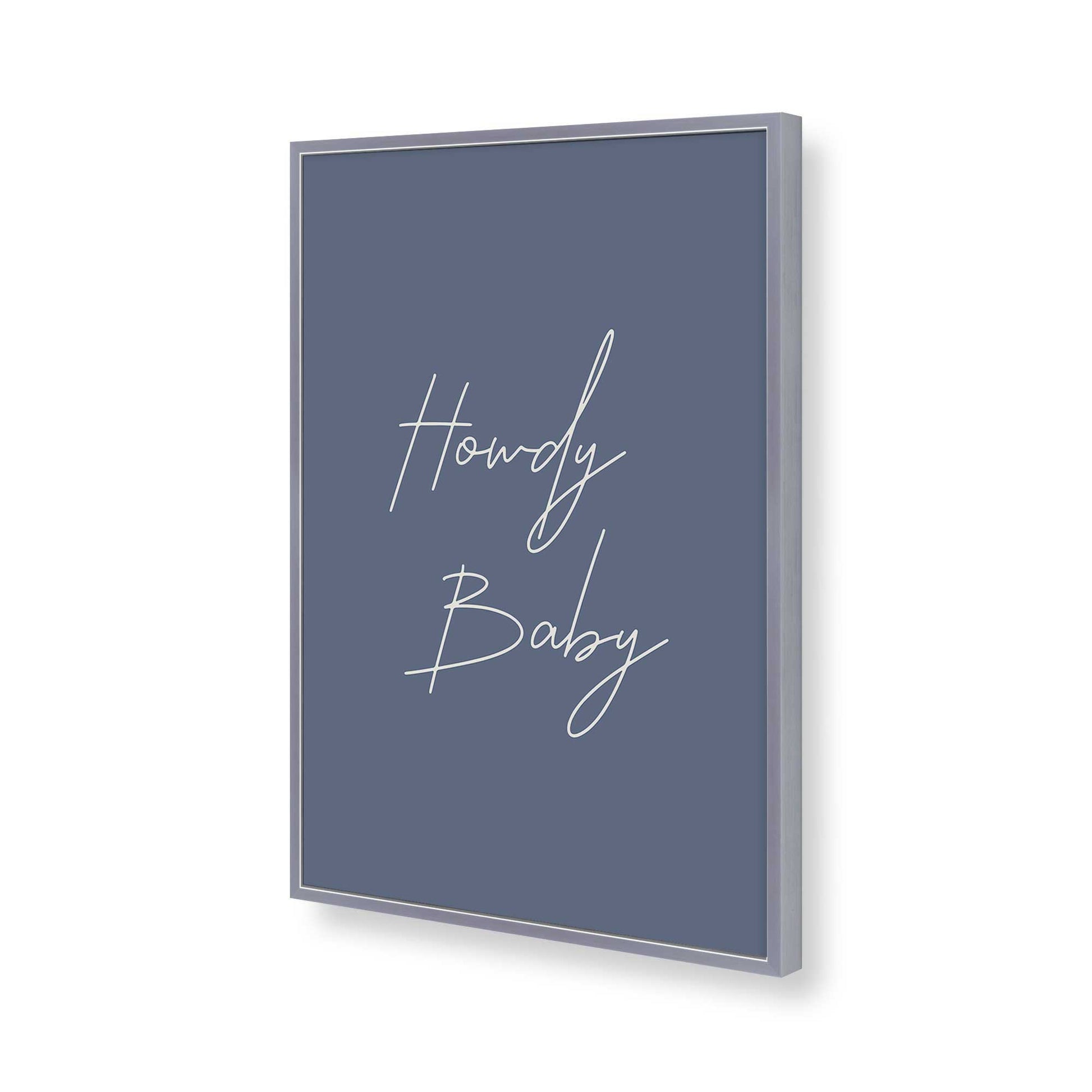 [Color:Polished Chrome], Picture of art in a Polished Chrome frame of the corner