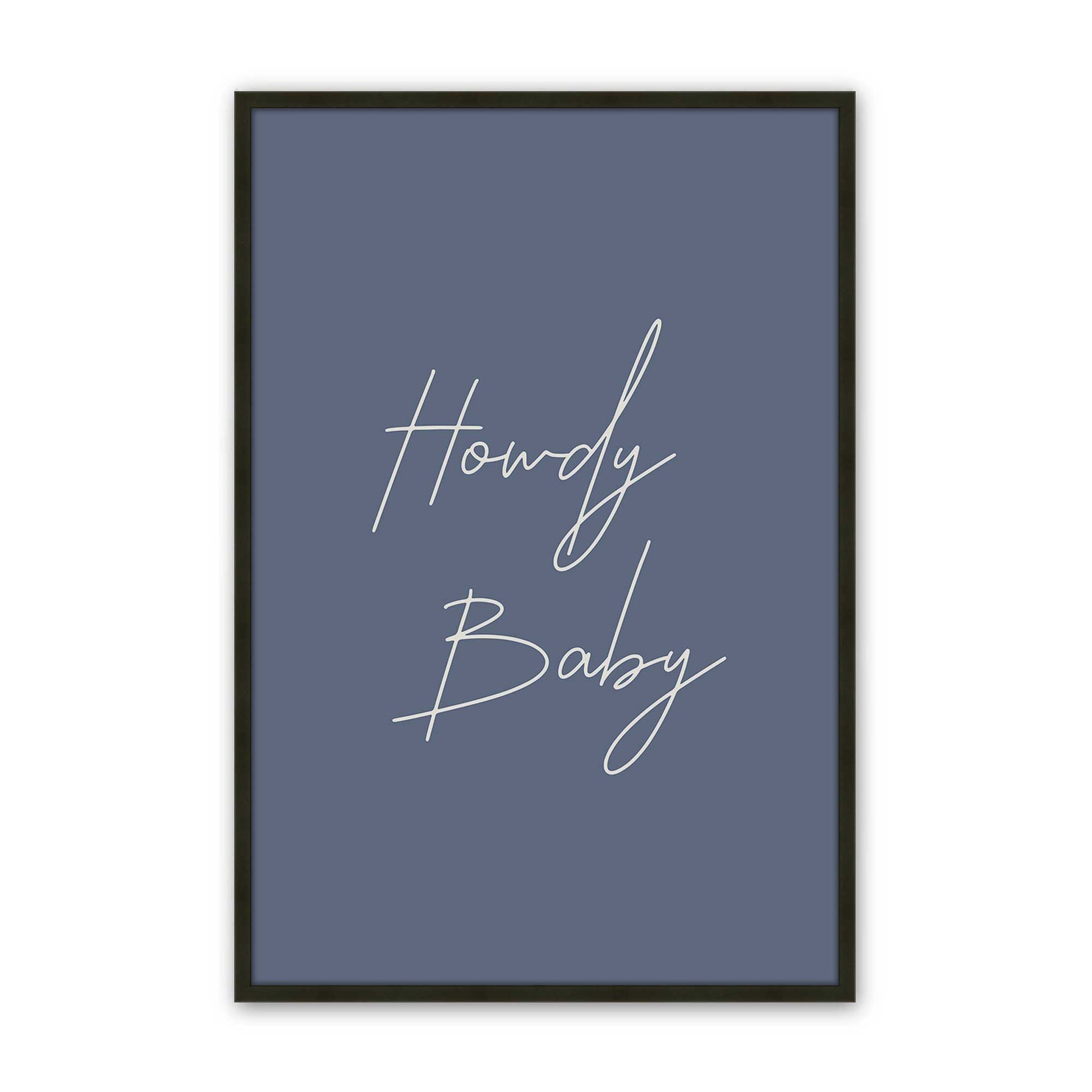 [Color:Satin Black], Picture of art in a Satin Black frame
