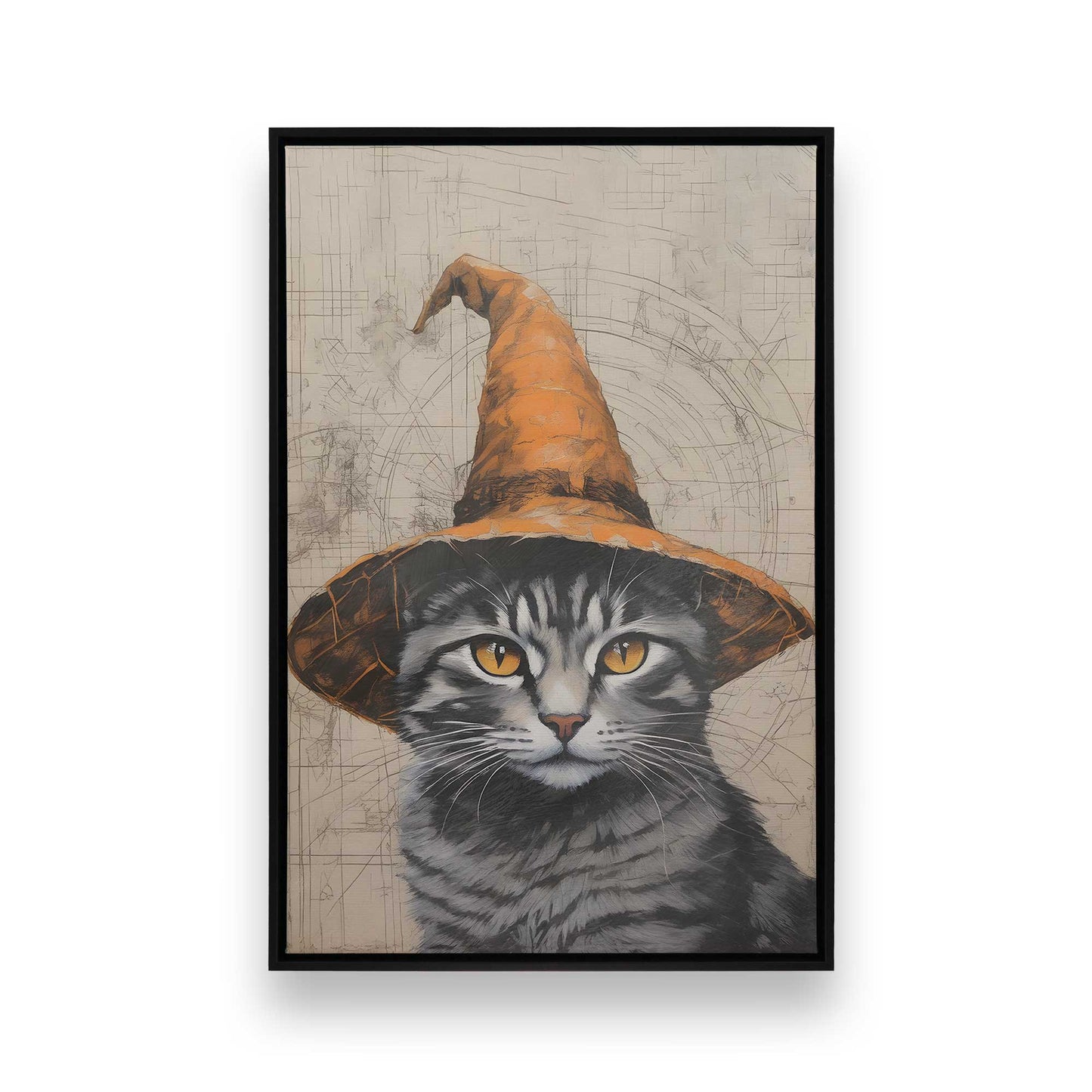 [Color:Satin Black], Picture of art in a Satin Black frame