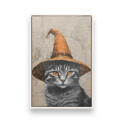 [Color:Opaque White], Picture of art in a White frame